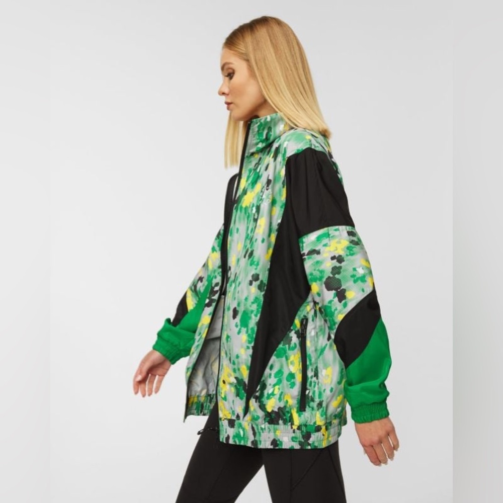 Adidas by Stella McCartney asmc Printed Woven Track Top Jacket small NWT - Picture 3 of 16